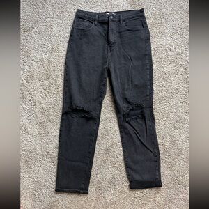 Ripped black jeans - Straight cut